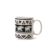 แก้วช้างไทย ลายกางเกงช้างยอดฮิต จุ 10 ออนซ์ มัคช้าง แก้วลายช้าง Thailand souvenir mug เซรามิกเข้าไมโครเวฟได้ by อินทราเซรามิค