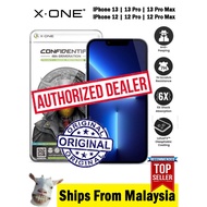 X-One Confidential Series 7H Privacy 2.5D Full Extreme Anti Shock Screen Protector iPhone 13 Pro Max
