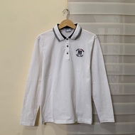 PETER JENSEN Long Sleeve Poloshirt