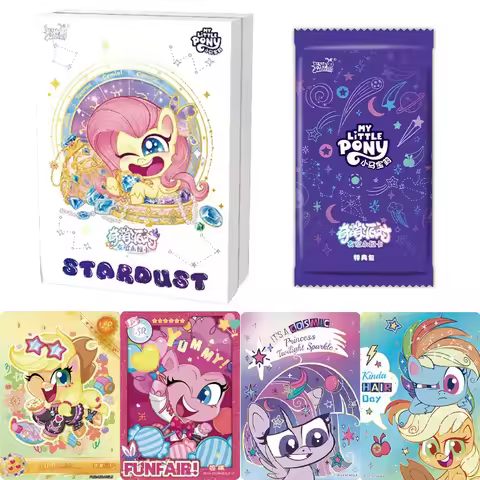 KAYOU Genuine My Little Pony Cards Friendship Forever Card The Zodiac Stardust Card Cute Party Anime