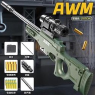 【炙哥】小號 抛殼 狙擊槍 98K  AWM 水彈槍 軟彈 退彈殼 吃雞 生日禮物 露營 玩具 統編 禮品 發票