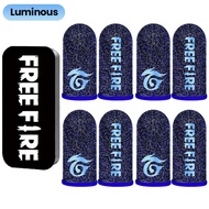 BlueWow Professional Gaming Finger Sleeves for Free Fire Gen 3 - High Sensitivity 35% Silver Fiber G