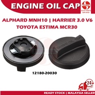 S2U Engine Oil Cap Toyota Estima MCR30 Alphard MNH10 Harrier 3.0 V6 Penutup Minyak Hitam Kereta