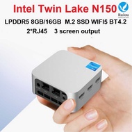 T8 Plus Twin Lake N150 MINI PC LPDDR5 8GB/16GB 512GB SSD Windows 11 Pro WIFI5 BT4.2 MINI PC Gamer Co