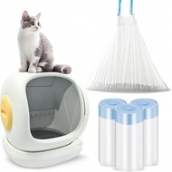 ถุงรองกล่องทรายแมว ขนาดใหญ่ พร้อมเชือกรูด สำหรับถังรองรับขยะกล่องทรายแมวอัตโนมัติ UBPet C20 (ถุงขยะส