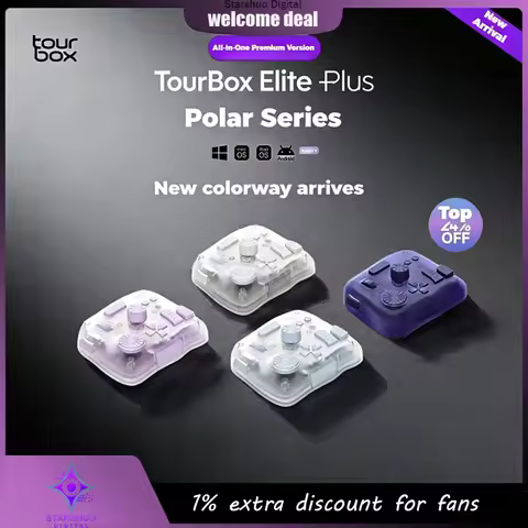 New Arrival TourBox elite plus Arctic Edge Series Nao Saito Collaboration Bluetooth Custom Keypad iP