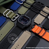 Tali jam Nilon Cembung 16mm Untuk G-SHOCK Casio GM110 DW5600 GW-B5600 GW6900 GA110 GM2100 GA900 GA-8