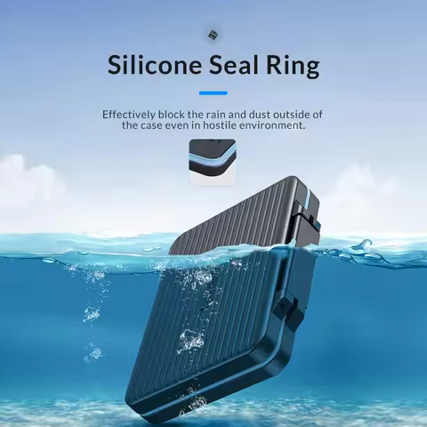 ORICO SD Memory Card Storage Case Micro SD Card Storage Holder Case Waterproof Soft Lining for HDD/C