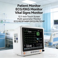 Hospital Clinic Multi-Parameter Monitor 40cm Touch Screen ECG Patient Monitor ECG/RESP/NIBP/PR/SPO2/