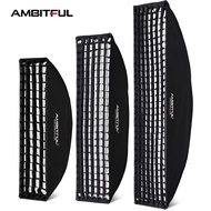 AMBITFUL 60x90cm 22x90cm 30x120cm 35x160cm 95cm Rectangular Octagonal Honeycomb Grid Softbox for God