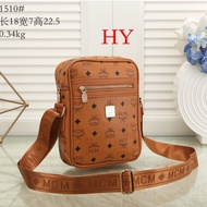 2024 MCM_New man bag sling bag handbag men rhombus small fragrance chain shoulder bag beg Tangan Wanita 76
