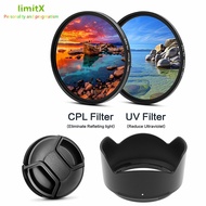 Filter CPL UV HB90A Bayonet Lens Hood Cap For Nikon Z DX 50-250mm Lens on Z30 Z50 II Z50II ZFC Camer