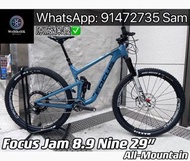 ⭐️⭐️全新行貨 免費送貨⭐️⭐️ Focus Jam 8.9 Nine 29吋All Mountain 山地單車
