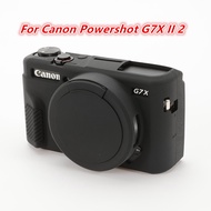 เคส G7X3 G7X2ผิวเกราะซิลิโคนปกป้องตัวเครื่องกระเป๋ากล้องสำหรับ Canon Powershot G7X Mark III G7XIII G