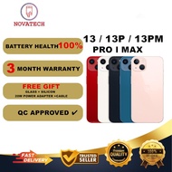 (USED) 13PM / 13 P/ 13 |  BH 100% | 256GB / 128GB | USED Original Condition | Free Gift