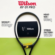 Wilson RF 01 PRO ROGER FEDERER BLACK Tennis Racket 98sq / 320gr