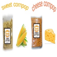 sweetcorn pop 420 grams for sale.   ( cornpop popnik sweet corn pop cornick ) kutkutin