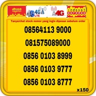 Nomor cantik indosat im3 ooredoo 4g lte Kartu perdana cantik seri naik urut rapih