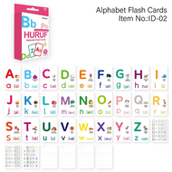 Mini Flash Card Bilingual Bahasa Indonesia Inggris | Kartu Pintar Anak English Flashcard Free Ring |