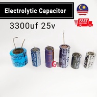 Electrolytic Capacitor 3300uf 25v Ecap Condenser