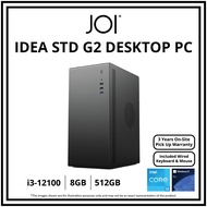JOI IDEA STD G2 DESKTOP PC ( CORE i3-12100, 8GB, 512GB, Intel, W11P )