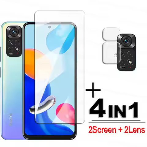 For Global Version Xiaomi Redmi Note 11 Glass Screen Protector For Redmi Note 11 Tempered Glass For 