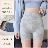 【4 Colors Real Shot】camouflage plus size pants leggings women sports shorts gym yoga pants biker sho