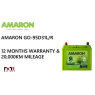 (Installation Provided) AMARON GO 95D31L/R CAR BATTERY BATERI KERATA