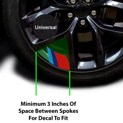 4Pcs Car Rim Wheel Sticker For BMW E28 E30 E34 E36 E46 E60 E90 F84 F87 X1 X3 X4 X5 X6 X7