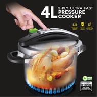 【hot sale】 ASD 4L 3-Ply Stainless Steel Pressure Cooker HP4002PC