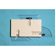ECLIPS protractor set square set