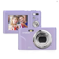 Andoer Portable Digital Camera 48MP 1080P 2.4-inch IPS Screen 16X Zoom Auto Focus Self-Timer Face De