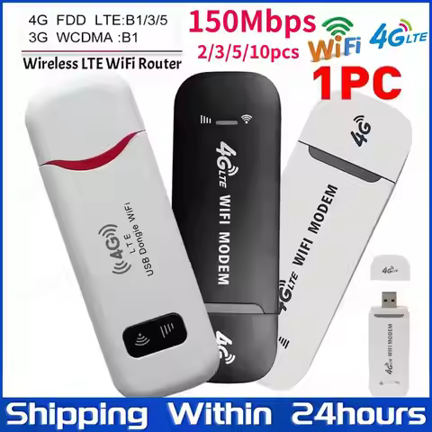 4G/5G LTE Wireless USB Dongle Mobile Broadband 150Mbps Modem Stick 4G Sim Card Wireless Router Home 