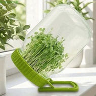 ROCOCODE Mason Sprouting Lid, Plastic With Bracket Germination Jar Lid, Practical Efficient Sproutin
