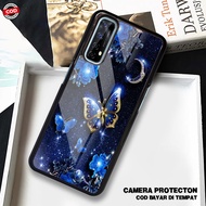 HP HS32 Case Realme 7 - 7 Pro Softcase Glass Kaca - Hardcase 2D Glossy - Protective Phone Case Lates