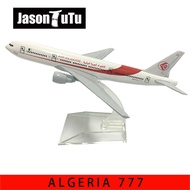 Jason Tutu 16Cm Không Khí Algeria Boeing 777 Máy bay mô hình máy bay Mô Hình Máy Bay kim loại đúc 1/
