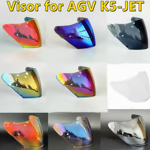 Helmet Visor for AGV K5 JET Helmet Shields UV Protection Windshield Sunshield Casco Moto Accessories