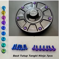 Ninja 150 R SS RR Tank Cap Bolts 7pcs Titanium GR5 Original Many Color Options