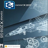 ACD System Canvas X GIS 2020 v20 x64 Bonus X GIS 2019 v19 x64 Windows