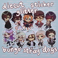 Diecut Sticker Glitter 6cm Bungo Stray Dogs