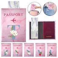 Passport Cover Pink Holder Waterproof Box Blue Letter Set Flight Ticket