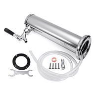 SIlver 201 Stainless Steel Beer Dispenser Summer Juice Beer Draft Single Dispenser Faucet Tap Drinki