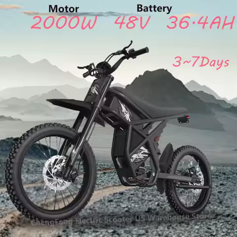 Ebike GT73 2000W Motor 48V 36.4AH Dual Battery, 25-inch Off-Road Tires, Maximum Speed 35 Mile/H, O