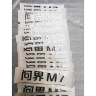 Negotiation~Suitable for Inquiry M7M5 Car Logo Letter Logo Word Logo Front Bumper Logo Brand New Ori