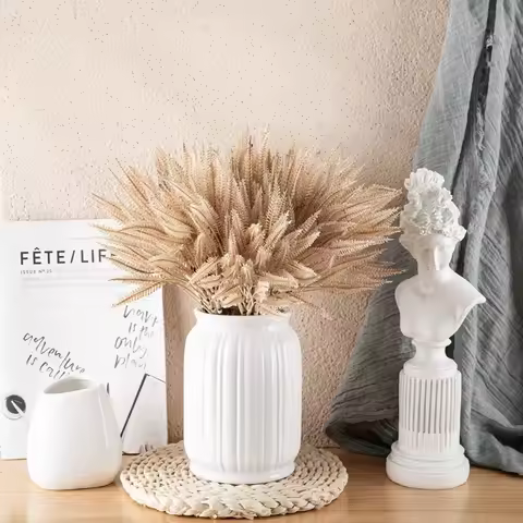 Natural Dried Pampa Grass Bouquet Rabbit Tail Grass Home Decor Bouquet Phragmites Flowers Bouquet We