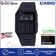 KALKULATOR ILMIAH PREMIUM CASIO CA-53WF-1BDF - JAM TANGAN CALCULATOR / KALKULATOR - HITAM - CA53