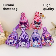 High Quality kuromi sling bag kuromi belt bag crossbody bag kuromi chest bag kuromi pouch bag