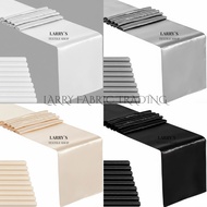 Table Runner Satin Silk Cloth Runner Topper Event Decor Wedding Party Hotel Venue Decor Supplies Tab