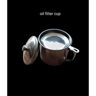 1300 cooking Oil filter ML/ Oil filter cup stainless steel cooking Oil filter