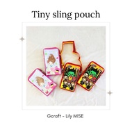 Tiny sling pouch - phone bag - bag hp
